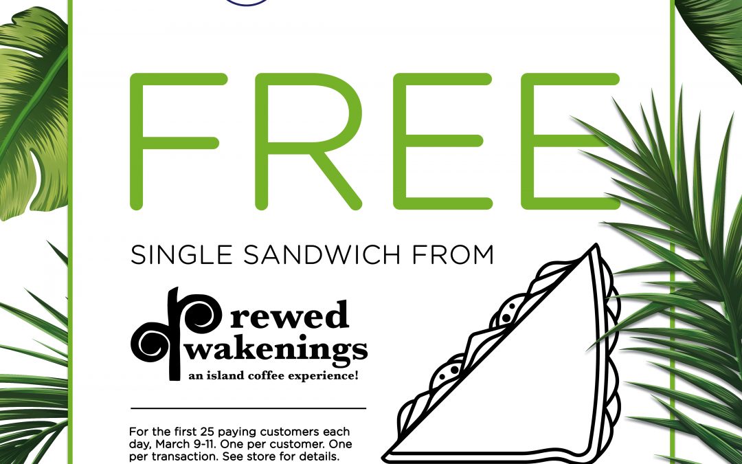 SM Island – Free Single Sandwich