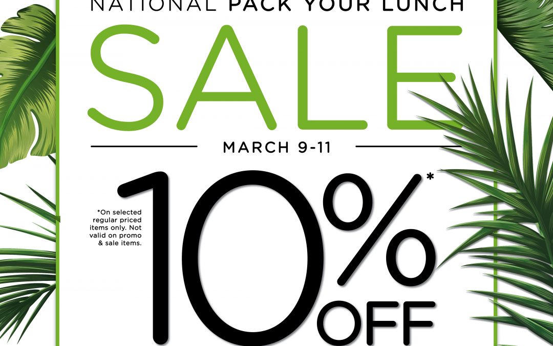 SM Island – National Pack Your Lunch Sale
