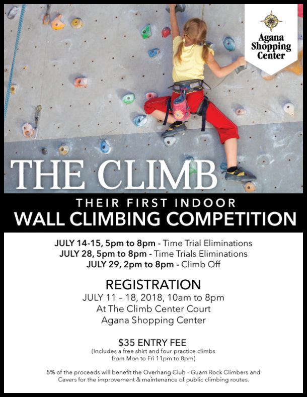 The Climb's First Indoor Wall Climbing Competition Agana Shopping Center