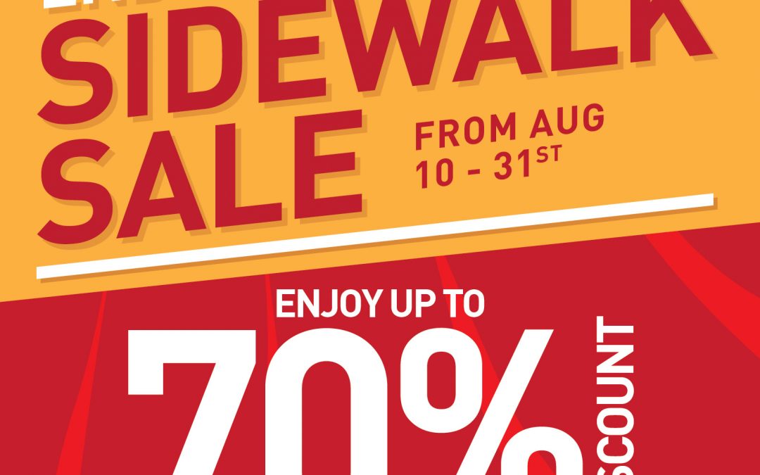 August Sidewalk Sale
