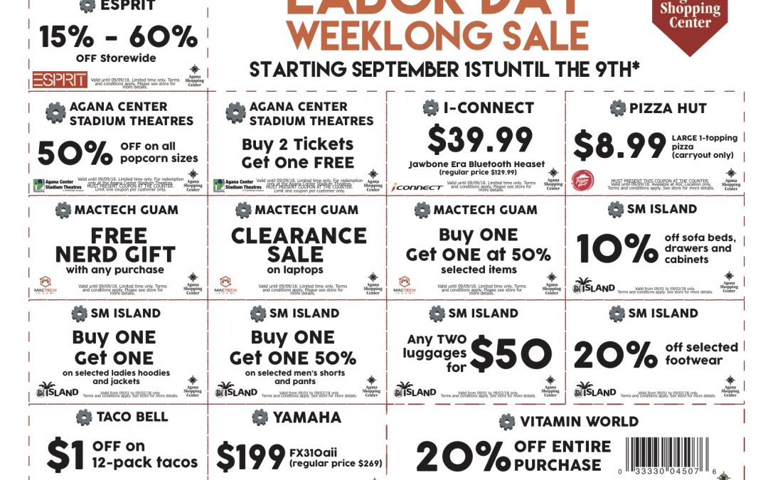 ASC Labor Day Weeklong Sale