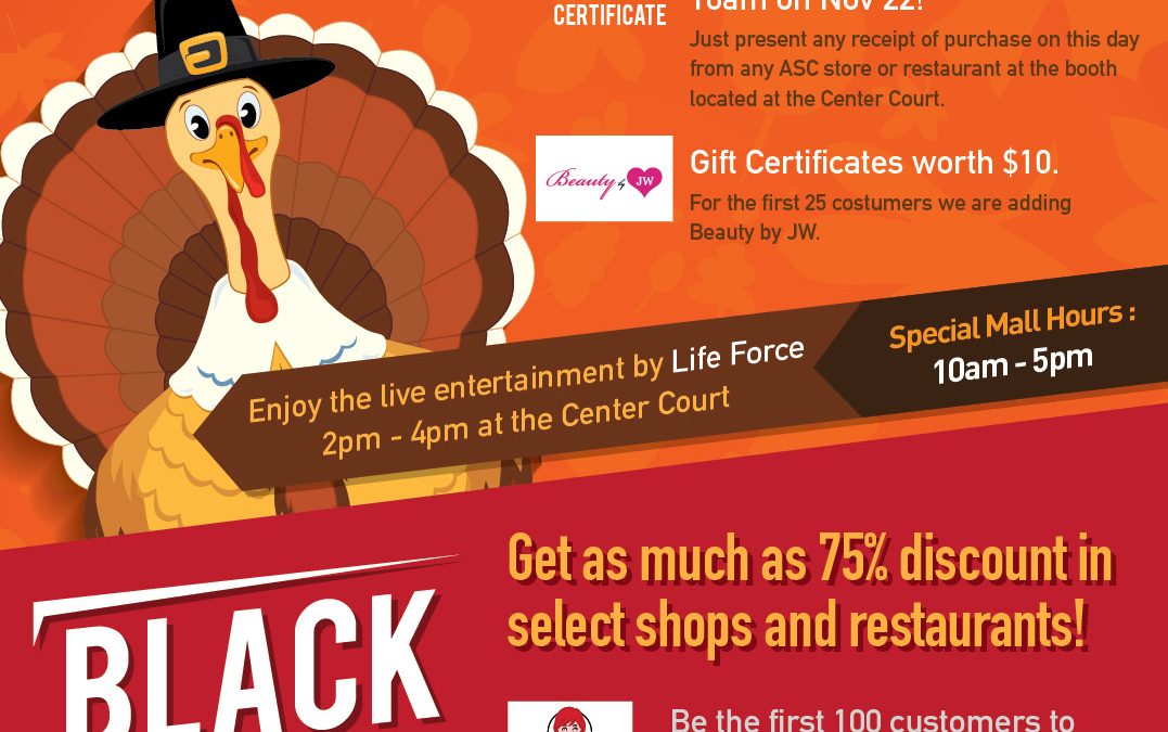 Thanksgiving & Black Friday Sales