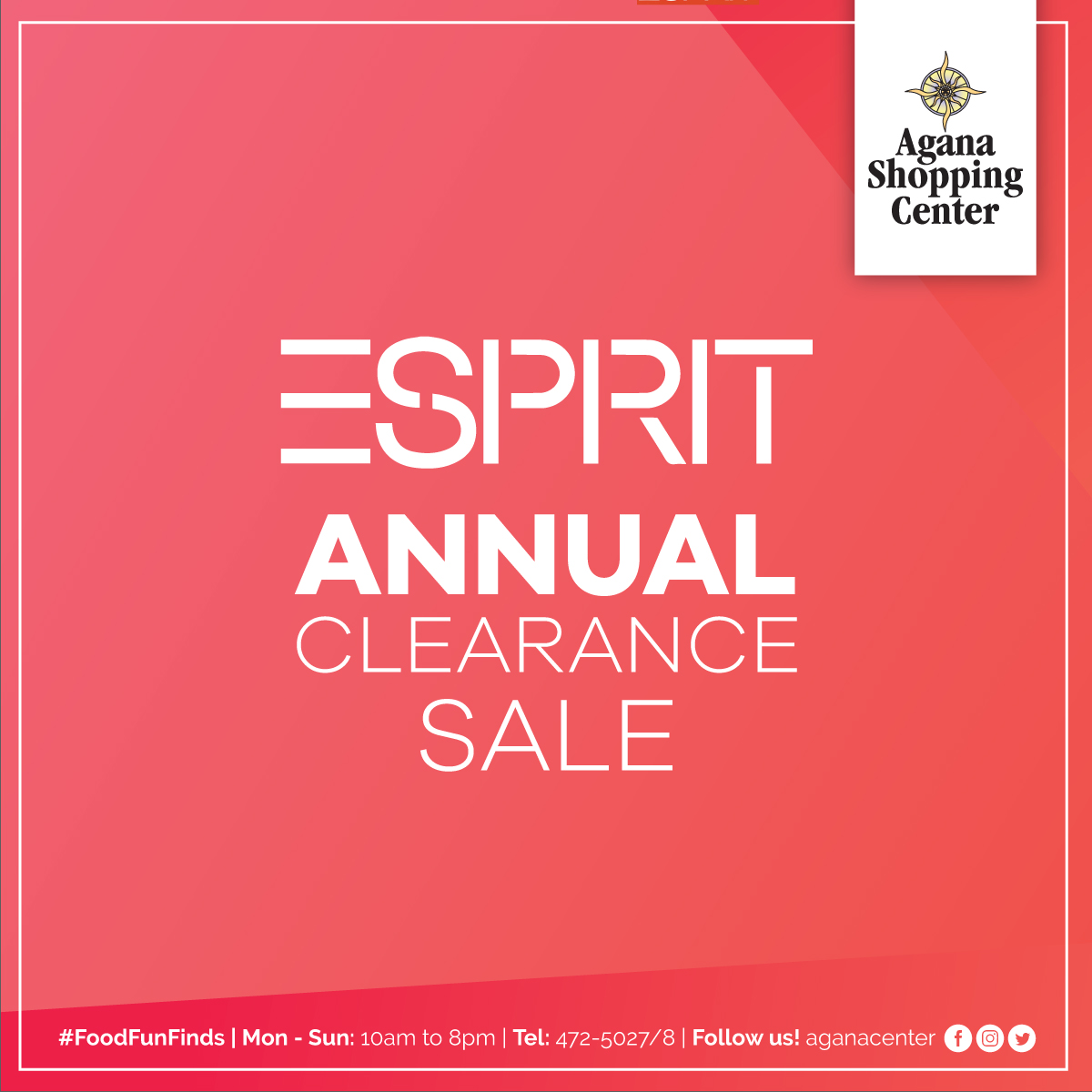 Esprit - Annual Clearance Sale - Agana Shopping Center