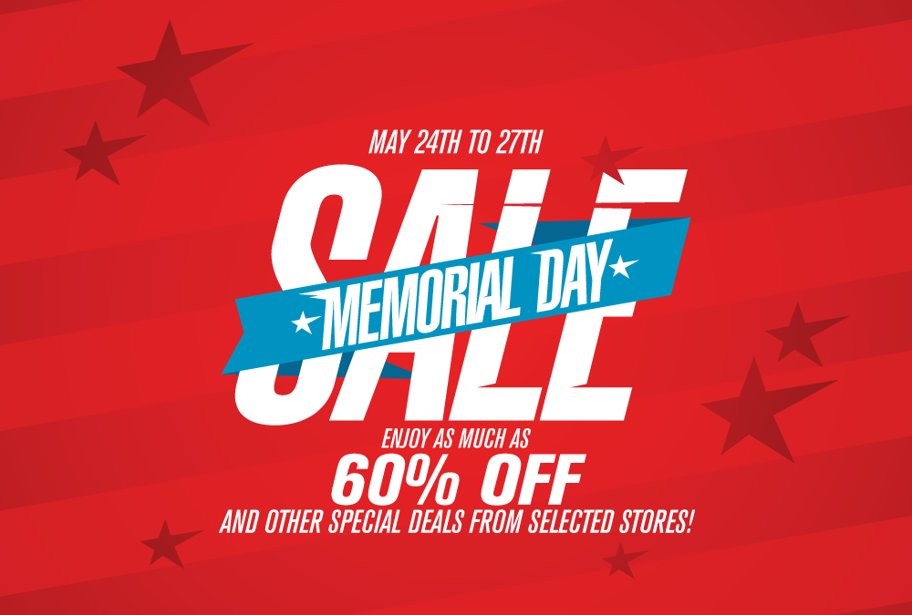 Memorial Day Weekend Sale